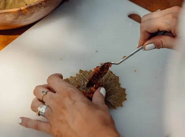 Fresh and organic local ingredients used in the Cappadocia cooking workshop.