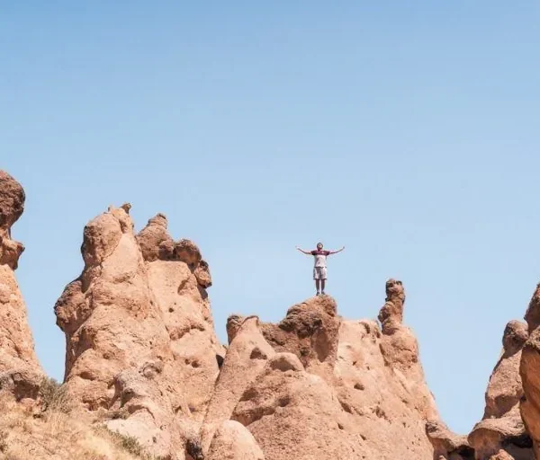 Luxury private tour at Pasabag Monks Valley with mushroom-shaped fairy chimneys.