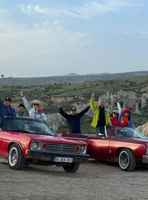 Retro vintage car interior details Cappadocia tour
